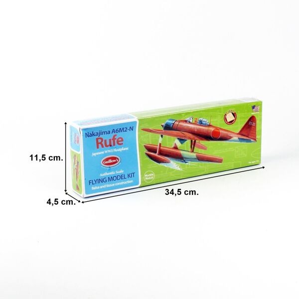 Guillow's 507 1/30 Ölçek, Rufe, 42cm, Laser Kesim, Balsa, Serbest Uçuş Model Kiti