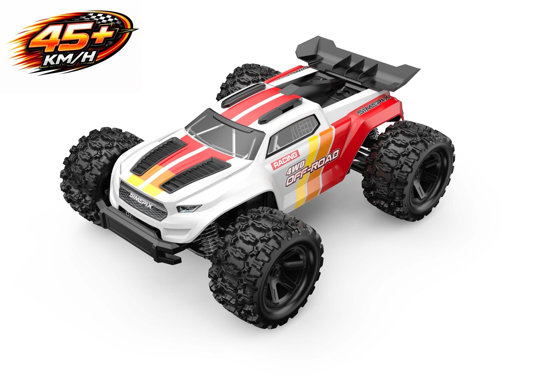 MJX 1/18 Hyper GO 18208 4x4 Fırçalı Motor ve Escli, 2.4 Ghz. Uzaktan Kumandalı Arazi Aracı