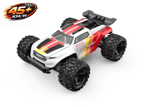 MJX 1/18 Hyper GO 18208 4x4 Fırçalı Motor ve Escli, 2.4 Ghz. Uzaktan Kumandalı Arazi Aracı Normal Paket