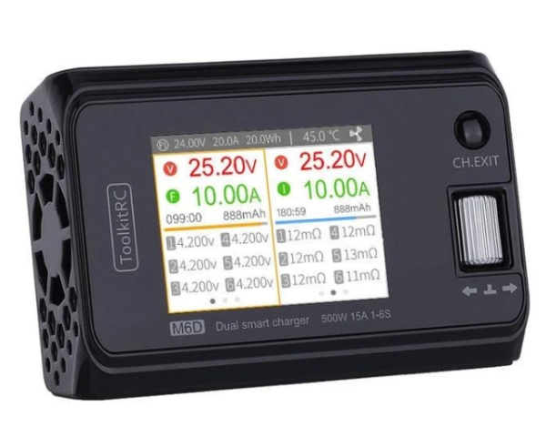 ToolkitRc M6D Dual 500W DC Akıllı Şarj Aleti