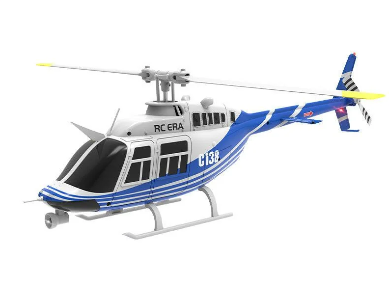 RC ERA C138 Bell 206 Gyro Stabilized Scale RC Helicopter - RTF Mavi