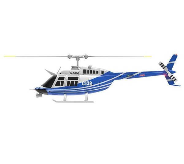 RC ERA C138 Bell 206 Gyro Stabilized Scale RC Helicopter - RTF Mavi