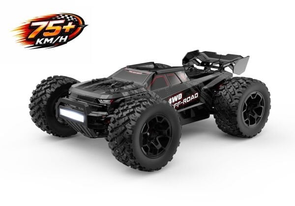 MJX 1/14 Hyper GO 14207 4x4 Fırçasız (Brushless) Motor ve Escli, Su Geçirmez (Waterproof) 2.4 Ghz. Uzaktan Kumandalı Arazi Aracı +4 Adet Kum Lastiği