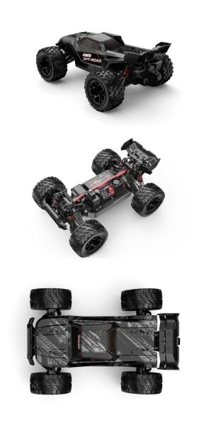 MJX 1/14 Hyper GO 14207 4x4 Fırçasız (Brushless) Motor ve Escli, Su Geçirmez (Waterproof) 2.4 Ghz. Uzaktan Kumandalı Arazi Aracı Normal Paket