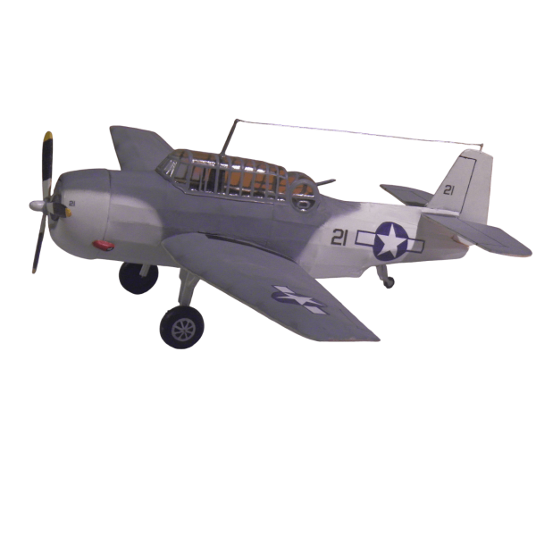 Guillow's 509 1/30 Ölçek, Avenger, 42cm, Laser Kesim, Balsa, Serbest Uçuş Model Kiti