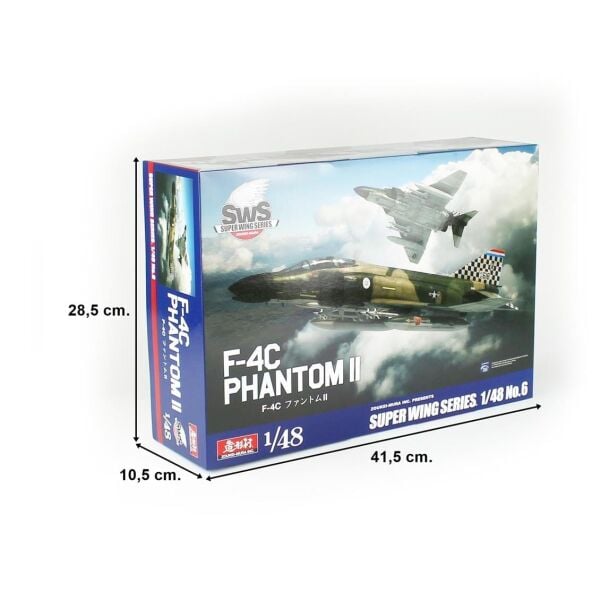Zoukei Mura SWS48-06 1/48 Ölçek, F-4C Phantom II Savaş Uçağı, Plastik Model kiti