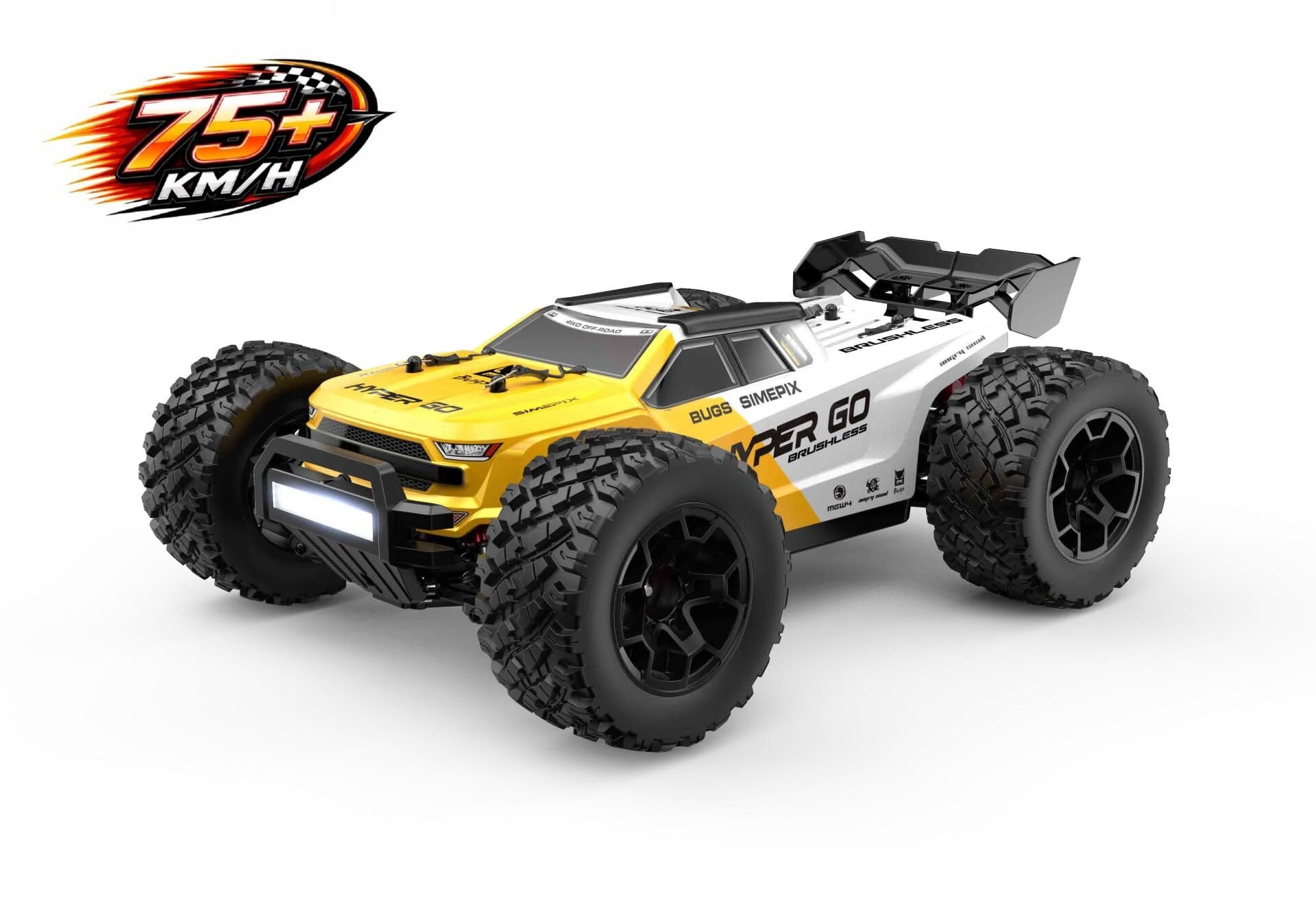 MJX 1/14 Hyper GO 14207 4x4 Fırçasız (Brushless) Motor ve Escli, Su Geçirmez (Waterproof) 2.4 Ghz. Uzaktan Kumandalı Arazi Aracı Normal Paket