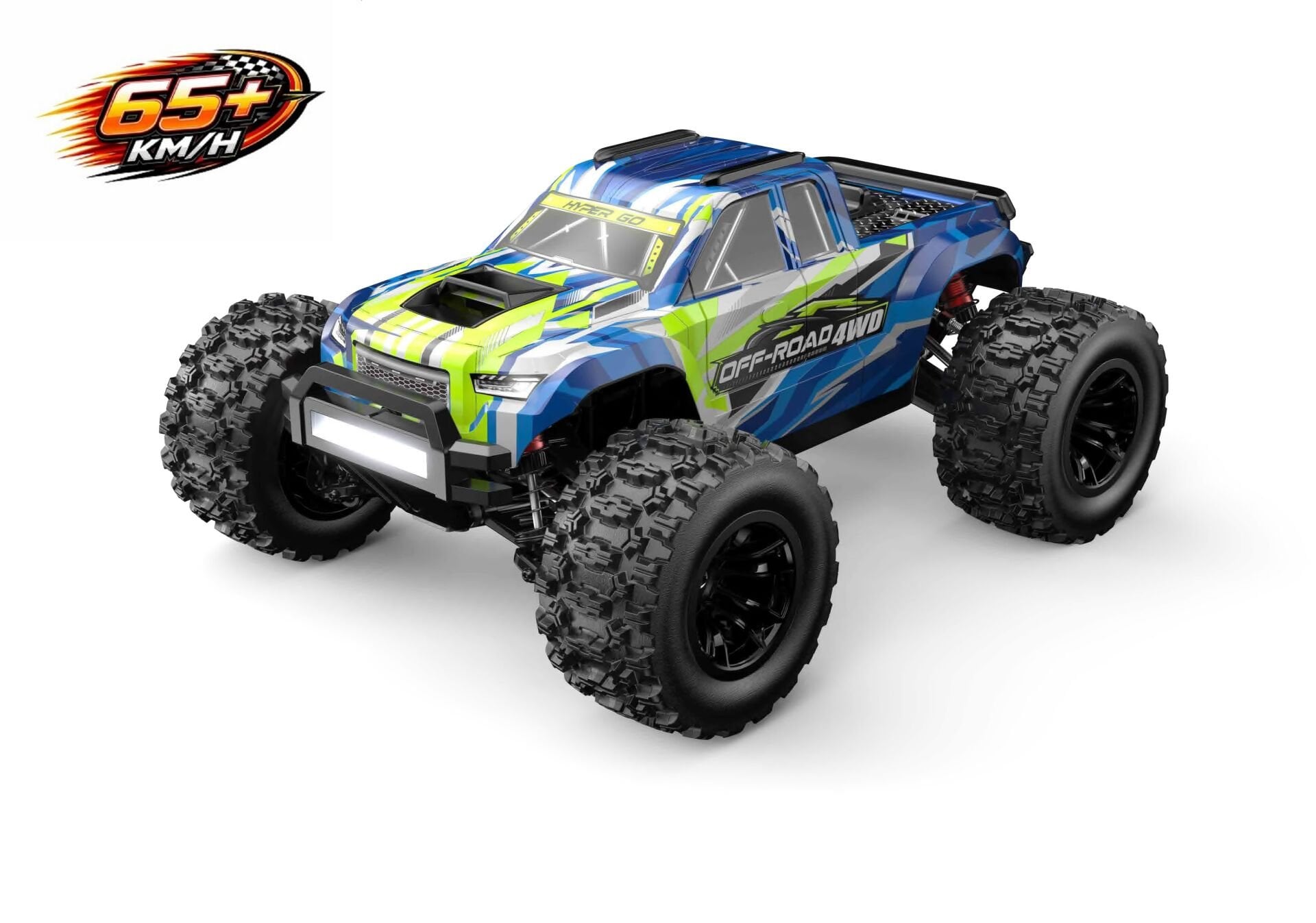 MJX 1/14 Hyper GO 14208 4x4 Fırçasız (Brushless) Motor ve Escli, Su Geçirmez (Waterproof) 2.4 Ghz. Uzaktan Kumandalı Arazi Aracı