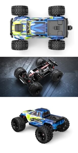 MJX 1/14 Hyper GO 14208 4x4 Fırçasız (Brushless) Motor ve Escli, Su Geçirmez (Waterproof) 2.4 Ghz. Uzaktan Kumandalı Arazi Aracı