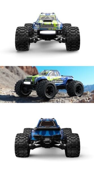 MJX 1/14 Hyper GO 14208 4x4 Fırçasız (Brushless) Motor ve Escli, Su Geçirmez (Waterproof) 2.4 Ghz. Uzaktan Kumandalı Arazi Aracı