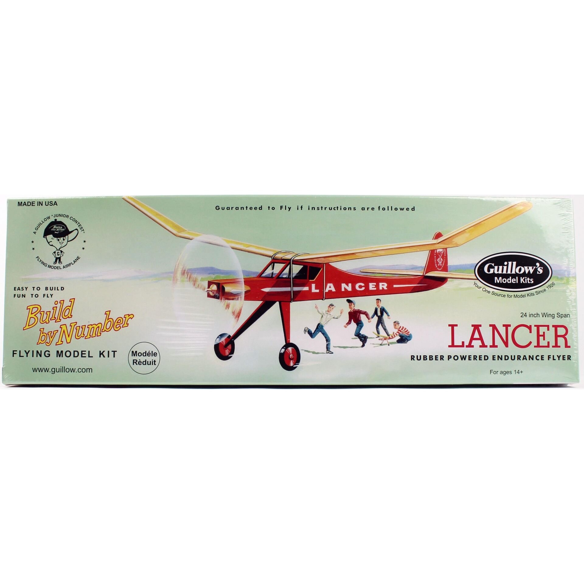 Guillow's 604 Lancer, 60cm, Balsa, Serbest Uçuş Model Kiti