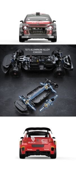 MJX 1/10 Citroen C3 WRC 10303 Hyper GO 4x4 Fırçasız (Brushless) Motor ve Escli, 2.4 Ghz. Uzaktan Kumandalı Ralli Aracı Normal Paket