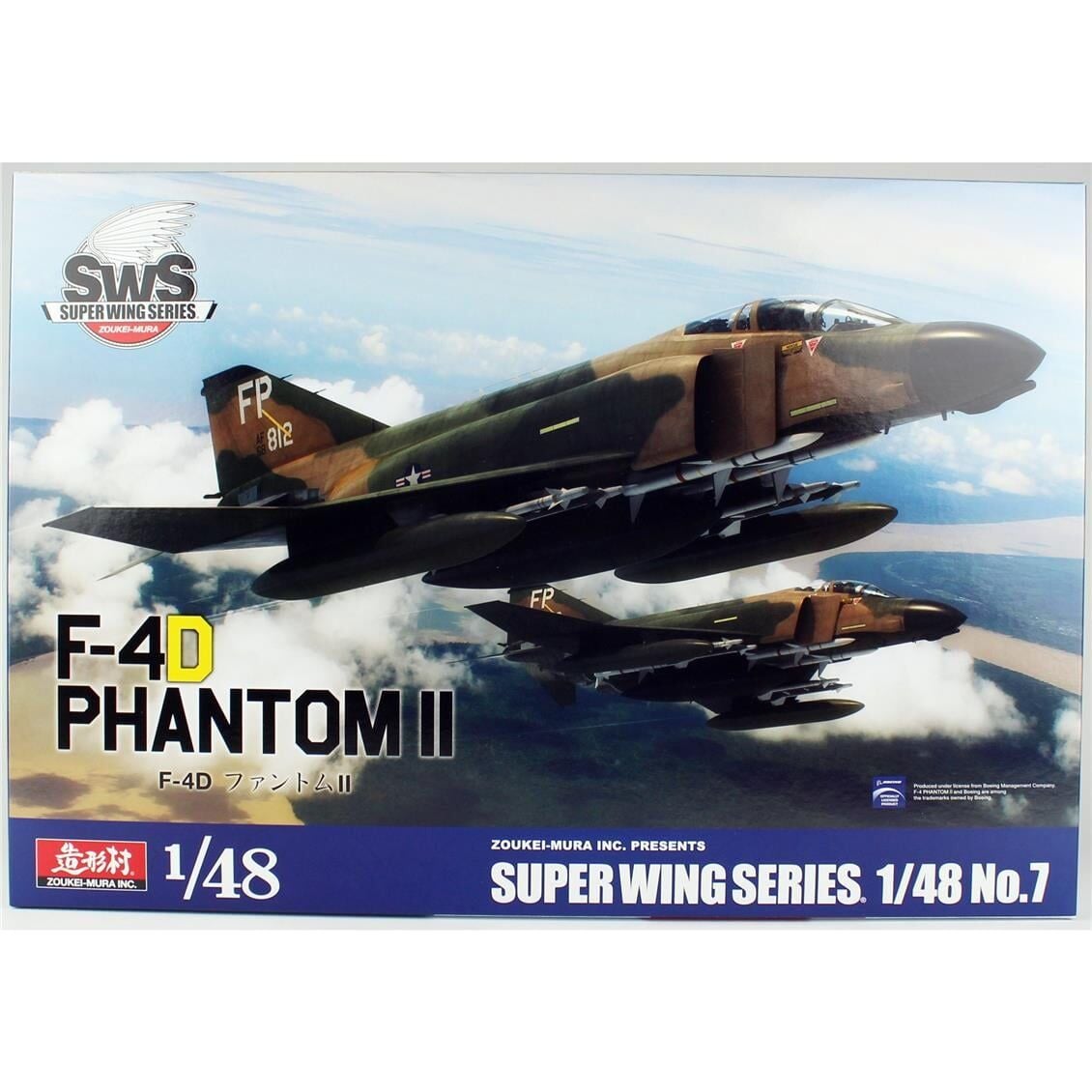 Zoukei Mura SWS48-07 1/48 Ölçek, F-4D Phantom II Savaş Uçağı, Plastik Model kiti