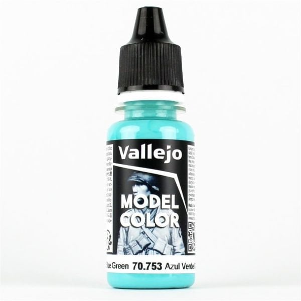 Vallejo 70753 17 ml. (068) Light Blue Green, Model Color Serisi Model Boyası
