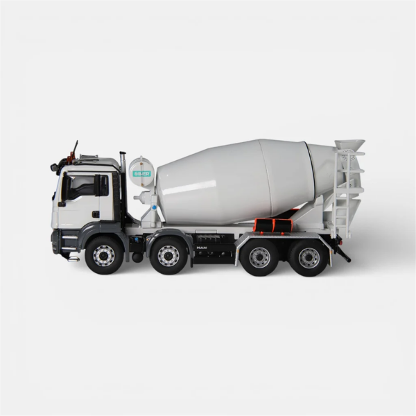 NZG 0965/2 1/50 Ölçek, Man TGS 8x4 Beton Mikseri  (IMER), Sergilemeye Hazır Metal Model
