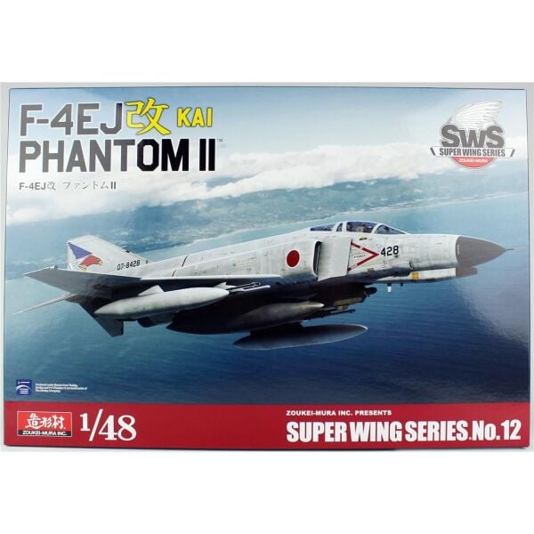 Zoukei Mura SWS48-12 1/48 Ölçek, F-4EJ Kai Phantom II Savaş Uçağı, Plastik Model kiti