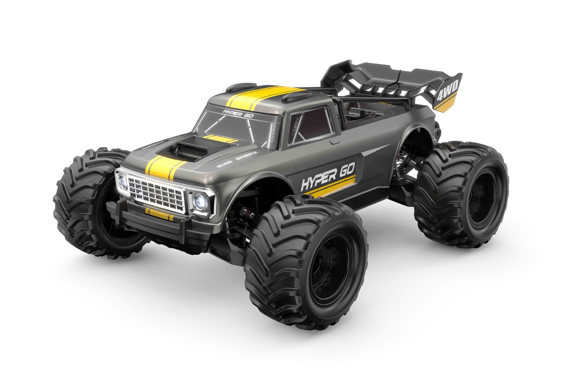 MJX 1/10 10210 Hyper GO 4x4 Fırçasız (Brushless) Motor ve Escli, Su Geçirmez (Waterproof) 2.4 Ghz. Uzaktan Kumandalı Arazi Aracı