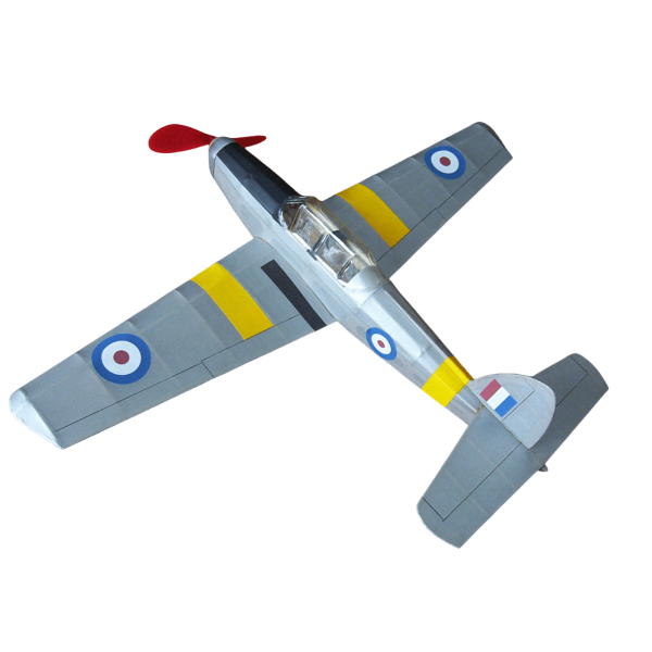 Guillow's 903 1/24 Ölçek, Chipmunk, 43cm, Balsa, Serbest Uçuş Model Kiti