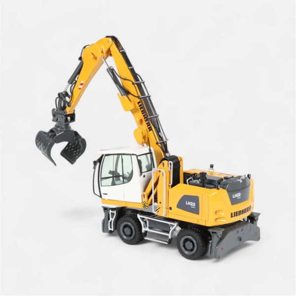 NZG 1001/2 1/50 Ölçek, Liebherr LH22 M Litronic Malzeme Toplayıcı (Yeni Dizayn), Sergilemeye Hazır Metal Model