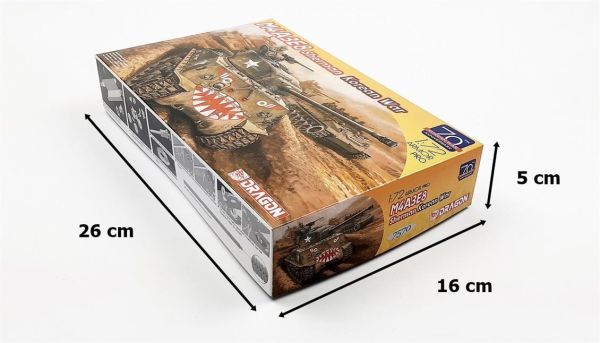 Dragon 7570 1/72 Ölçek, M4A3E8 (Easy Eigh) Kore Savaşı Tankı Plastik Model Kiti