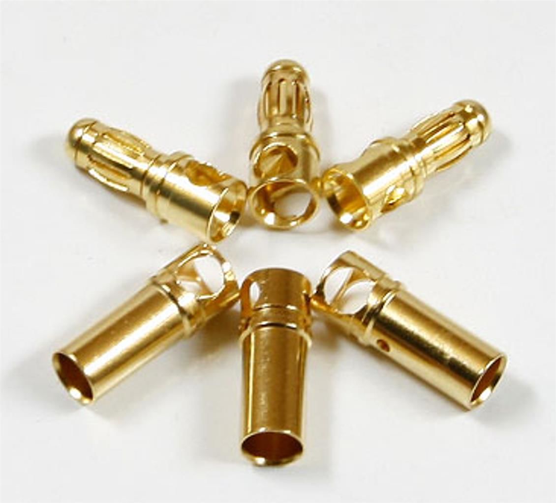 Himax 5.5 mm. Bullet Konnektör, Erkek ve Dişi, 3 Çift
