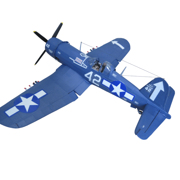 Guillow's 1004 1/16 Ölçek, Corsair, 77cm, Balsa, Serbest Uçuş Model Kiti