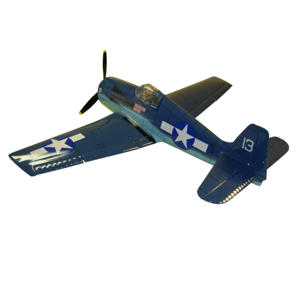 Guillow's 1005 1/16 Ölçek, Hellcat, 83cm, Balsa, Serbest Uçuş Model Kiti
