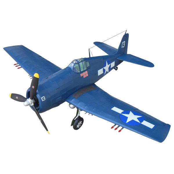 Guillow's 1005 1/16 Ölçek, Hellcat, 83cm, Balsa, Serbest Uçuş Model Kiti