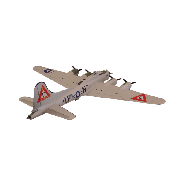 Guillow's 2002 1/28 Ölçek, B-17G Flying Fortress, 116cm, Balsa, Serbest Uçuş Model Kiti