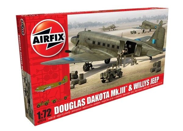 DOUGLAS DAKOTA MKIII WITH WILLYS JEEP 1/72