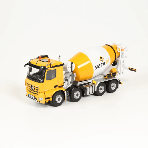 NZG 1078 1/50 Ölçek, Mercedes-Benz Arocs 8x4 Beton Mikseri (Betamix), Sergilemeye Hazır Metal Model