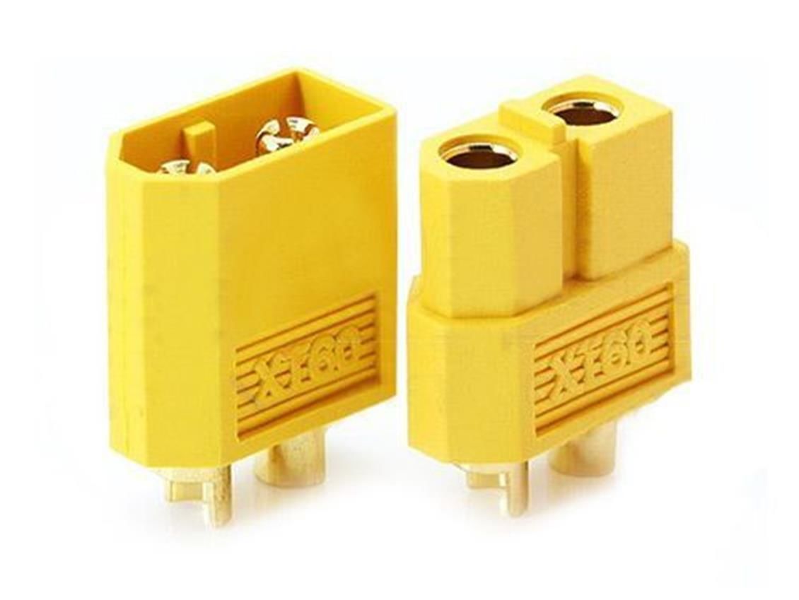 Himax XT-60 Konnektör, Erkek ve Dişi, Sarı, 1 Çift