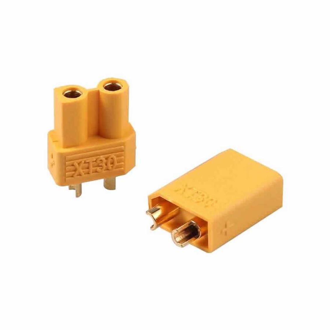 Himax XT-30 Konnektör, Erkek ve Dişi, Sarı, 1 Çift