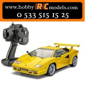 1/10 XB Countach LP500S (TT-01E) Sarı, Işık Setli