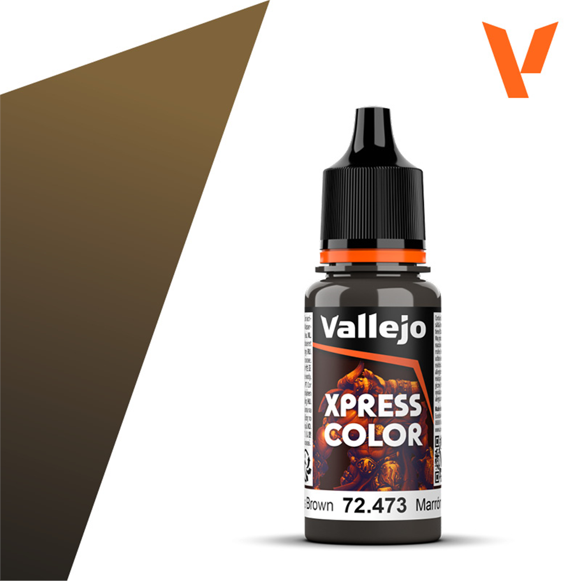 Vallejo 72473 18 ml. Battledress Brown, Xpress Game Color Serisi Model Boyası