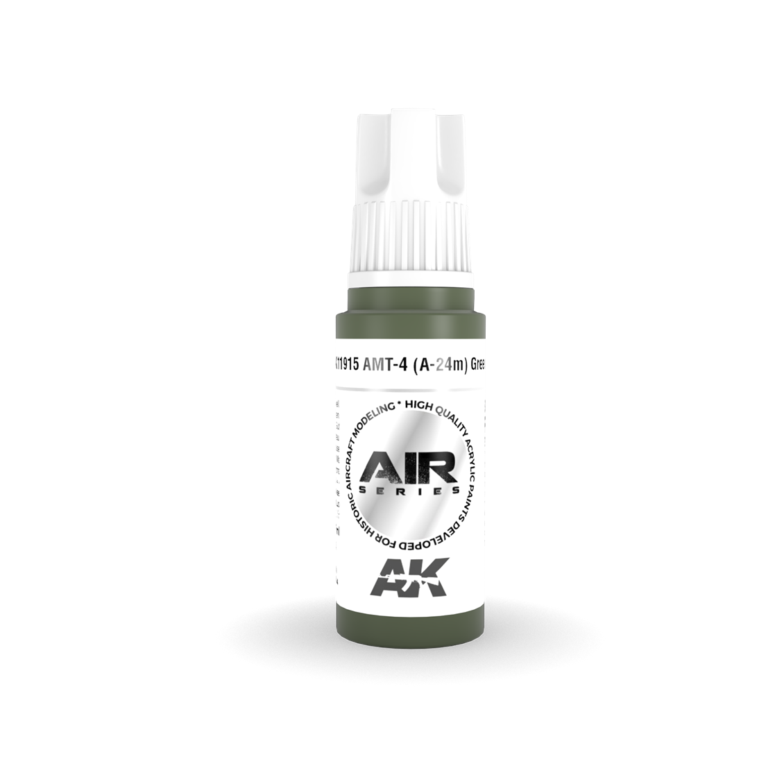 AK 11915 17 ml. AMT-4 (A-24m) Green, Aircraft Serisi 3GEN Akrilik Model Boyası