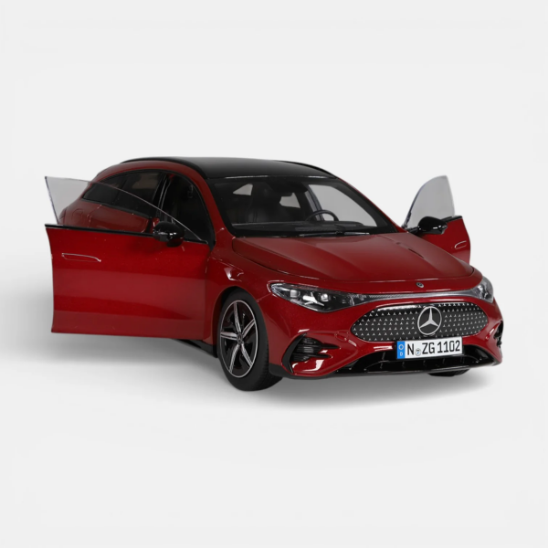 NZG 1102/11 1/18 Ölçek, Mercedes-Benz C-Class W206 Araba, Kırmızı Metalik, Sergilemeye Hazır Metal Model