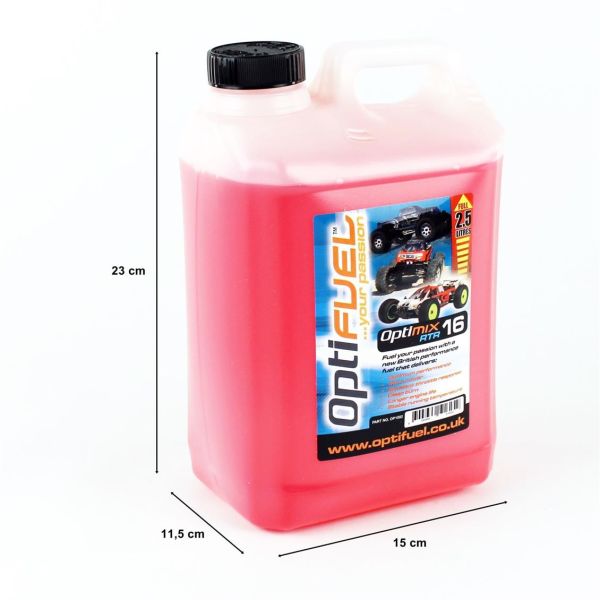 Optifuel %16 NitroMetan Model Araba Yakıtı, 2.5 Litre