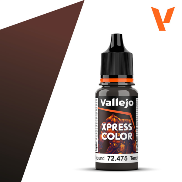 Vallejo 72475 18 ml. Muddy Ground, Xpress Game Color Serisi Model Boyası