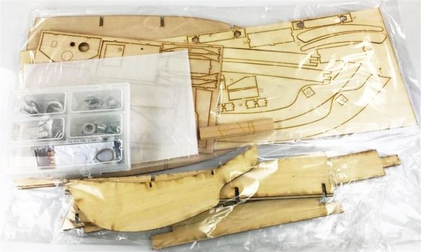 Türk Model 1/15 102 Svea İskandinav Balıkçı Teknesi, R/C Dönüşebilir, 110 cm. Ahşap Model Kiti