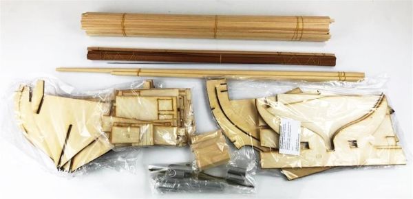 Türk Model 1/15 102 Svea İskandinav Balıkçı Teknesi, R/C Dönüşebilir, 110 cm. Ahşap Model Kiti