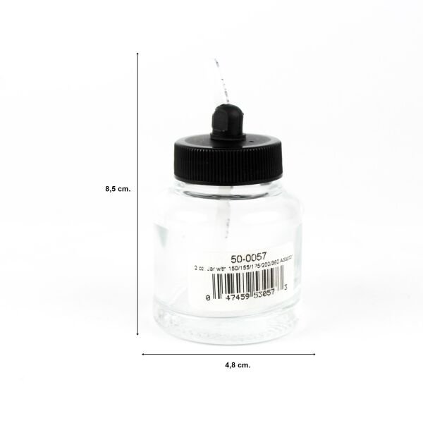 Badger 50-0057 60 ml.. Adaptörlü Cam Şişe