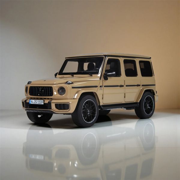 NZG 1109/69 1/18 Ölçek, Mercedes-AMG G 63 4x4 Arazi Aracı, Çöl Beji, Sergilemeye Hazır Metal Model