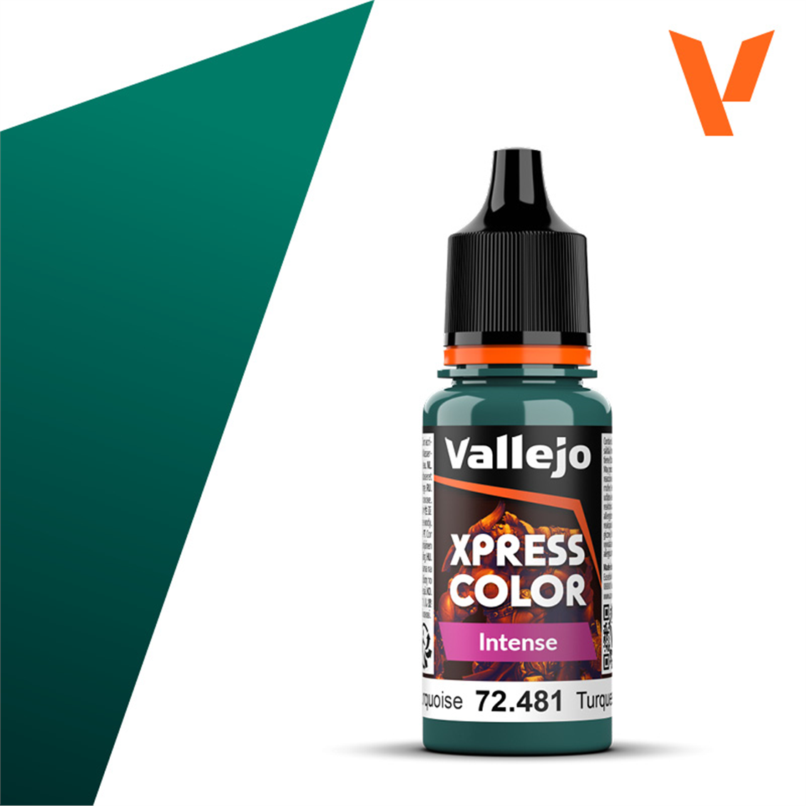 Vallejo 72481 18 ml. Heretic Turquoise, Xpress Game Color Serisi Model Boyası