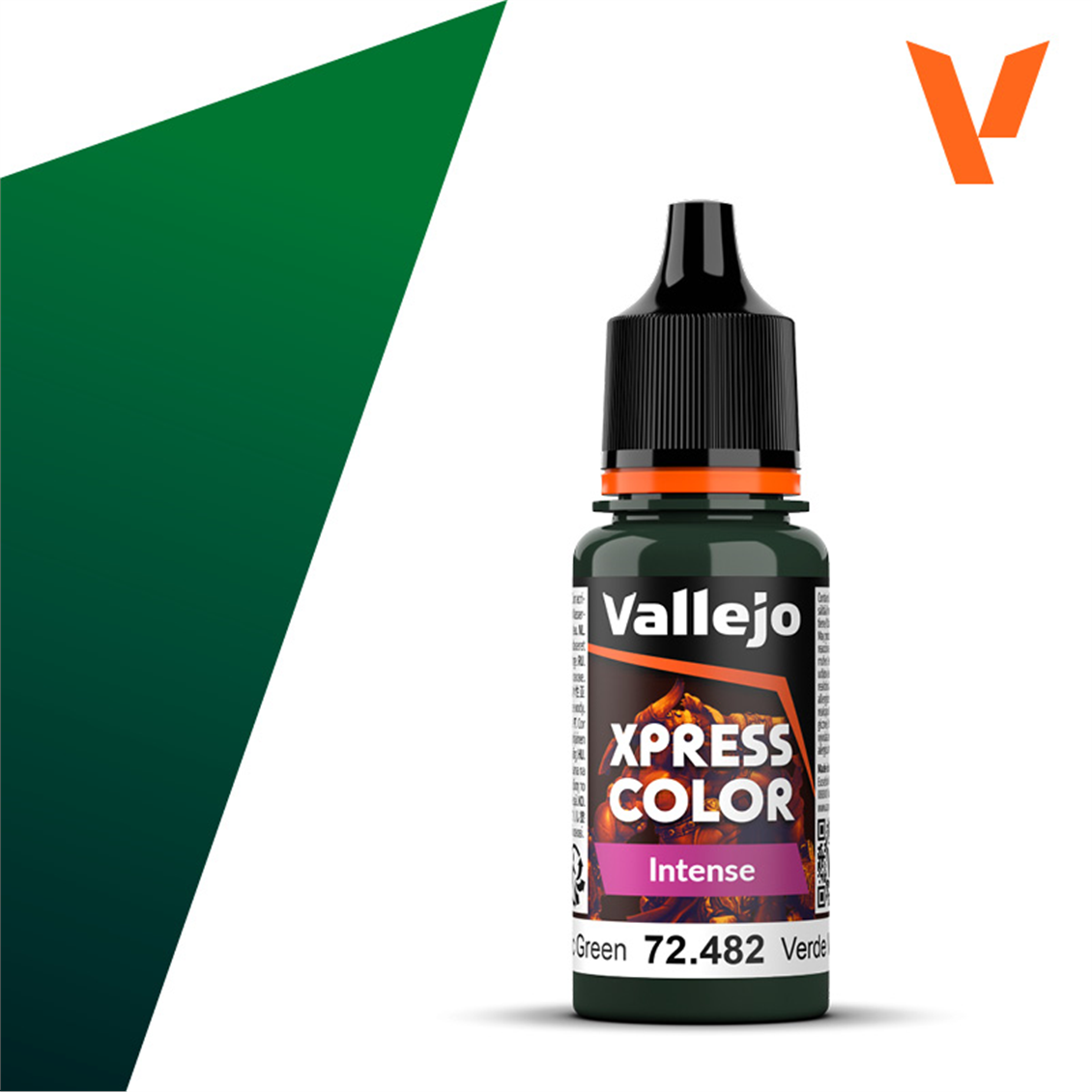 Vallejo 72482 18 ml. Monastic Green, Xpress Game Color Serisi Model Boyası