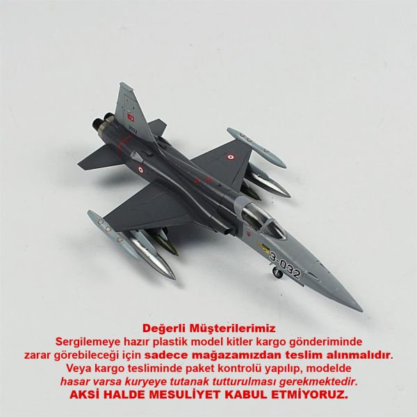 QD158 1/72 Ölçek, NF-5A Freedom Fighter EX KLU, F16 TuAF Şemalı Sergilemeye Hazır Plastik Uçak Maketi