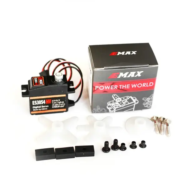EMAX ES3054HV Metal Dişli Dijital Mini Servo (4.7kg Tork) High Voltaj RC Servo Motor (ORJİNAL)