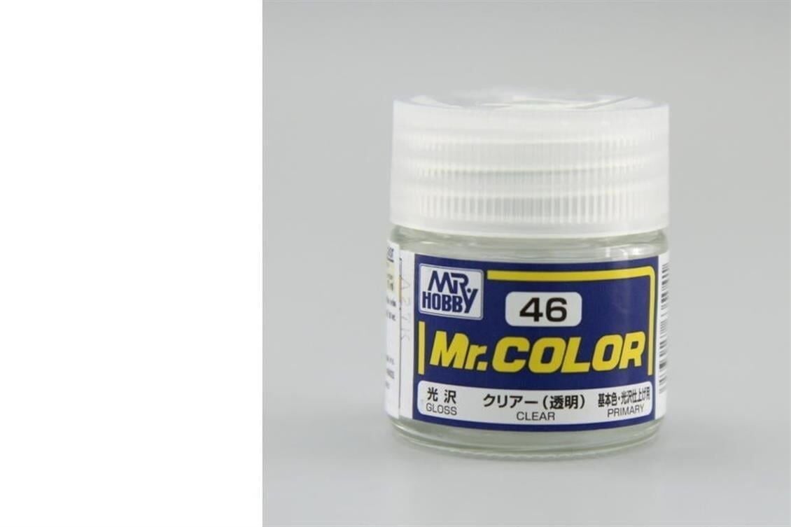 Mr.Hobby C-046 10 ml. Clear, Mr.Color Serisi Model Boyası