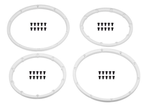 WHEEL BEAD LOCK RINGS (WHITE/FOR 2 WHEELS) BAJA 5