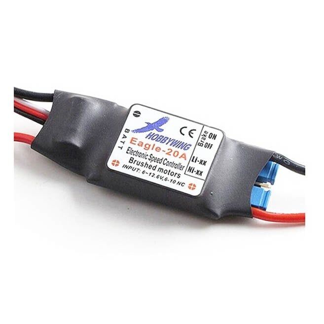 Hobbywing Eagle 20A RC ESC 2S (6-12.6V) 2S-3S Fırçalı Motor Sürücü